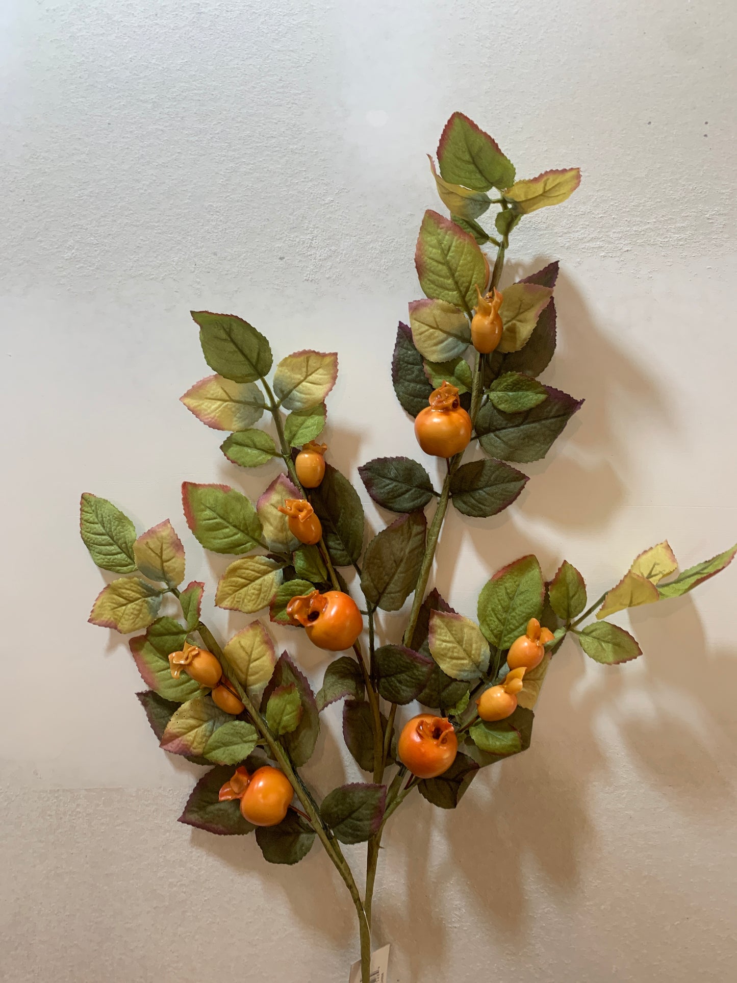 Fall Berry Stem ORANGE K&K