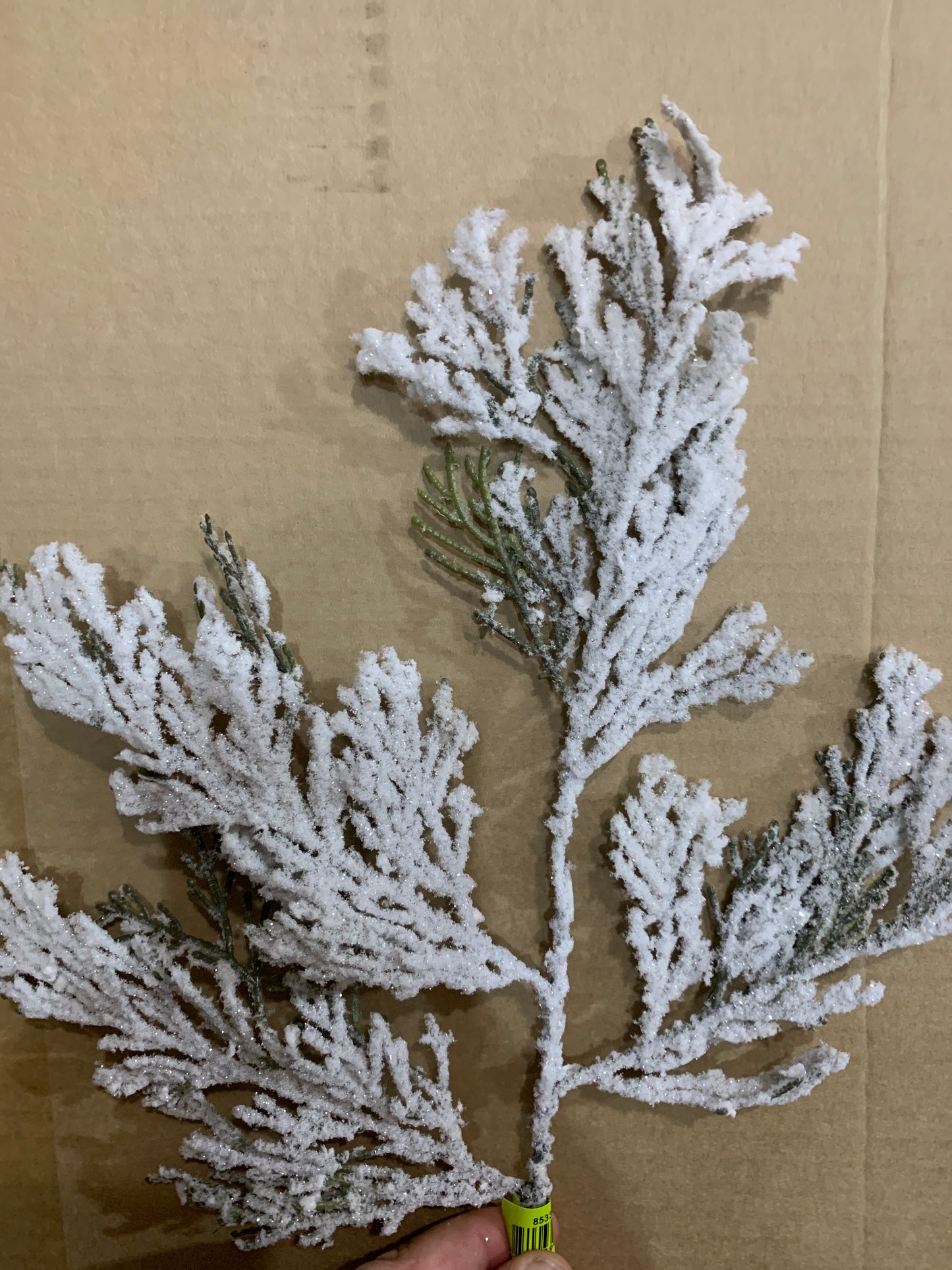 16in Flocked Cedar