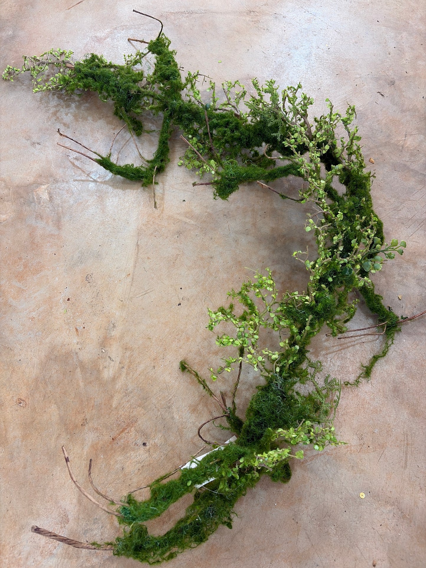42in Natural Green Twig Garland