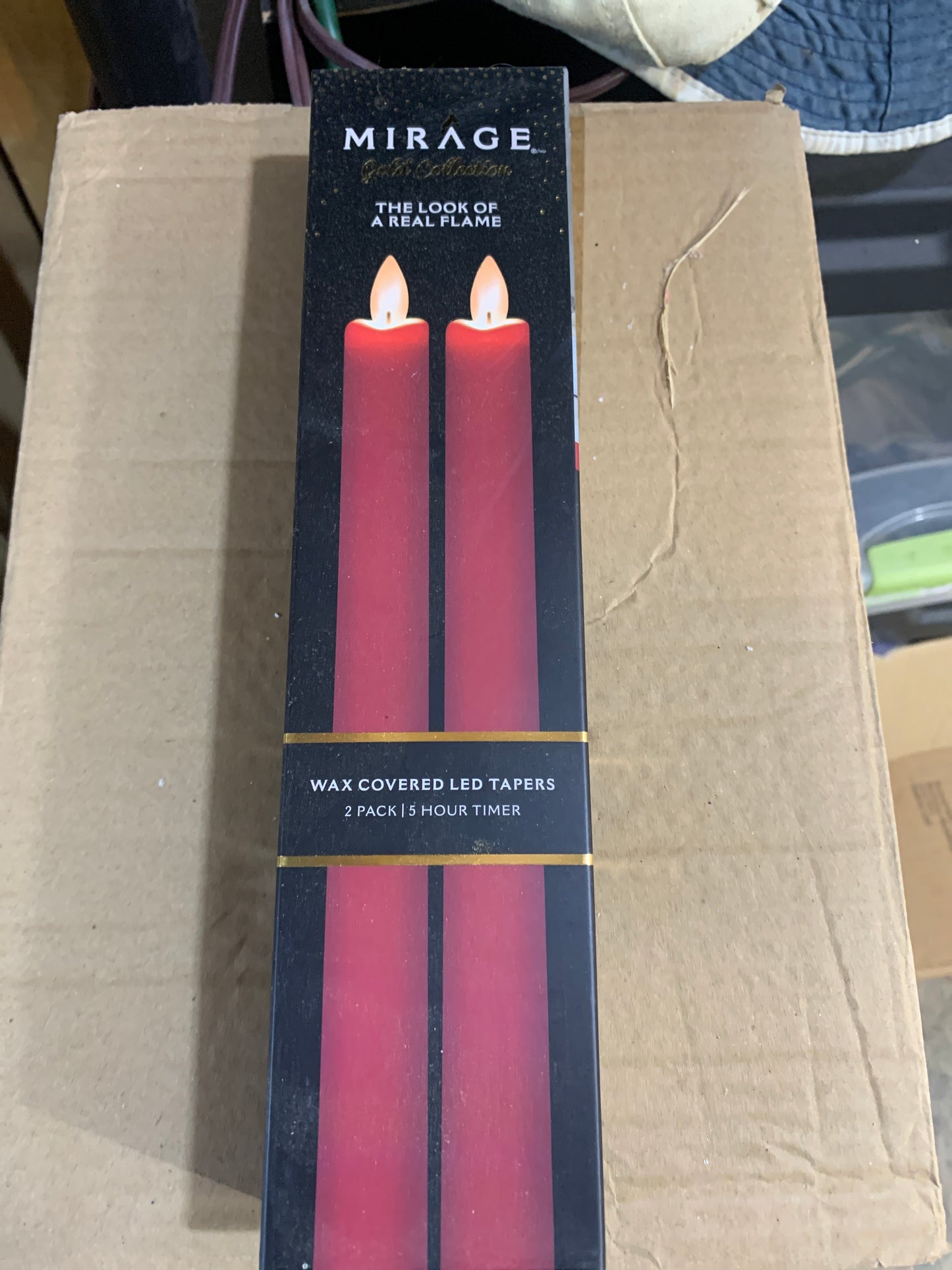 9in Wax Dipped Taper Candles SET OF 2 ggg