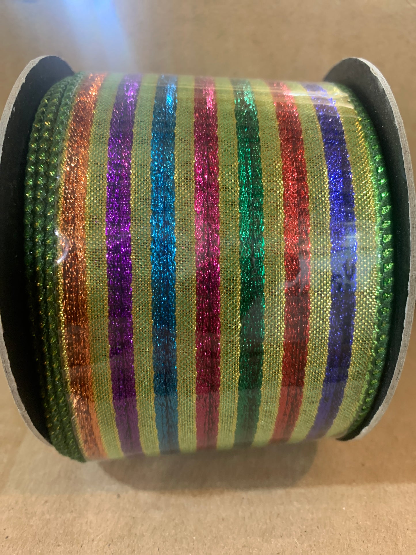 2.5in DStevens Multicolor Stripe Ribbon
