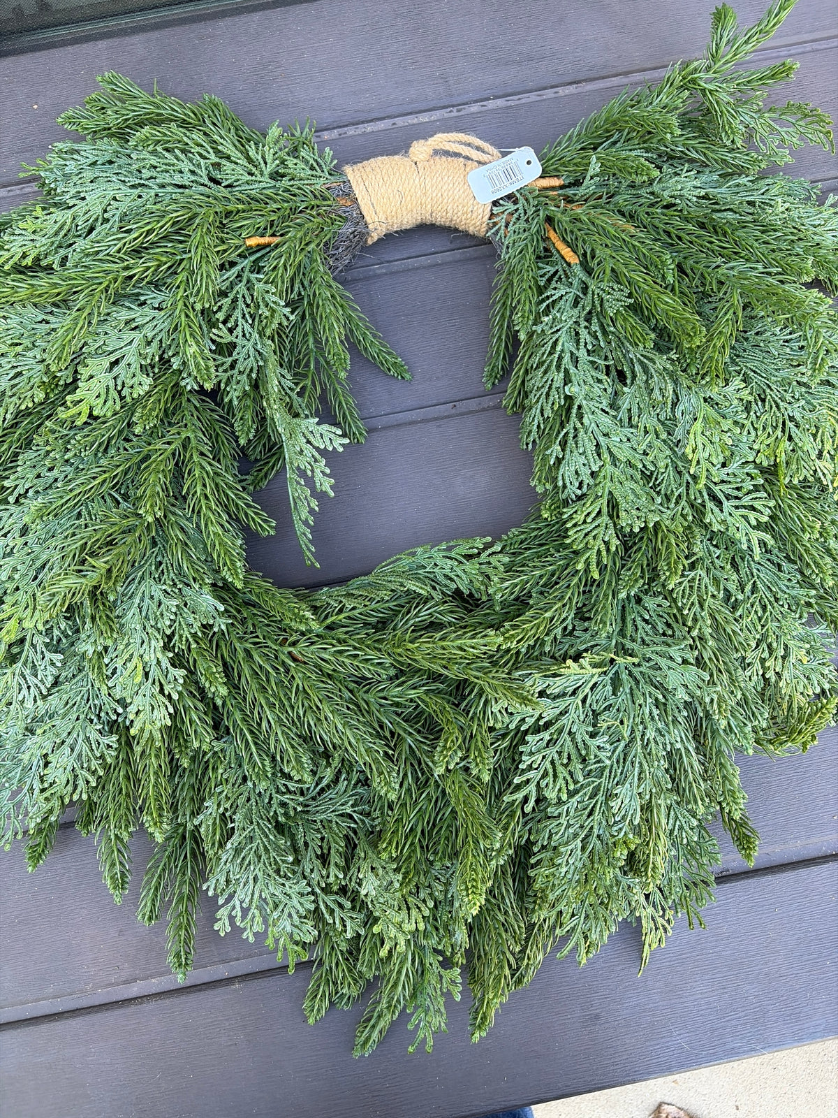 28in Dia Willow Pine/Cedar Oval Heart Wreath Frame - Premium Base for Wreaths Craig Bachman