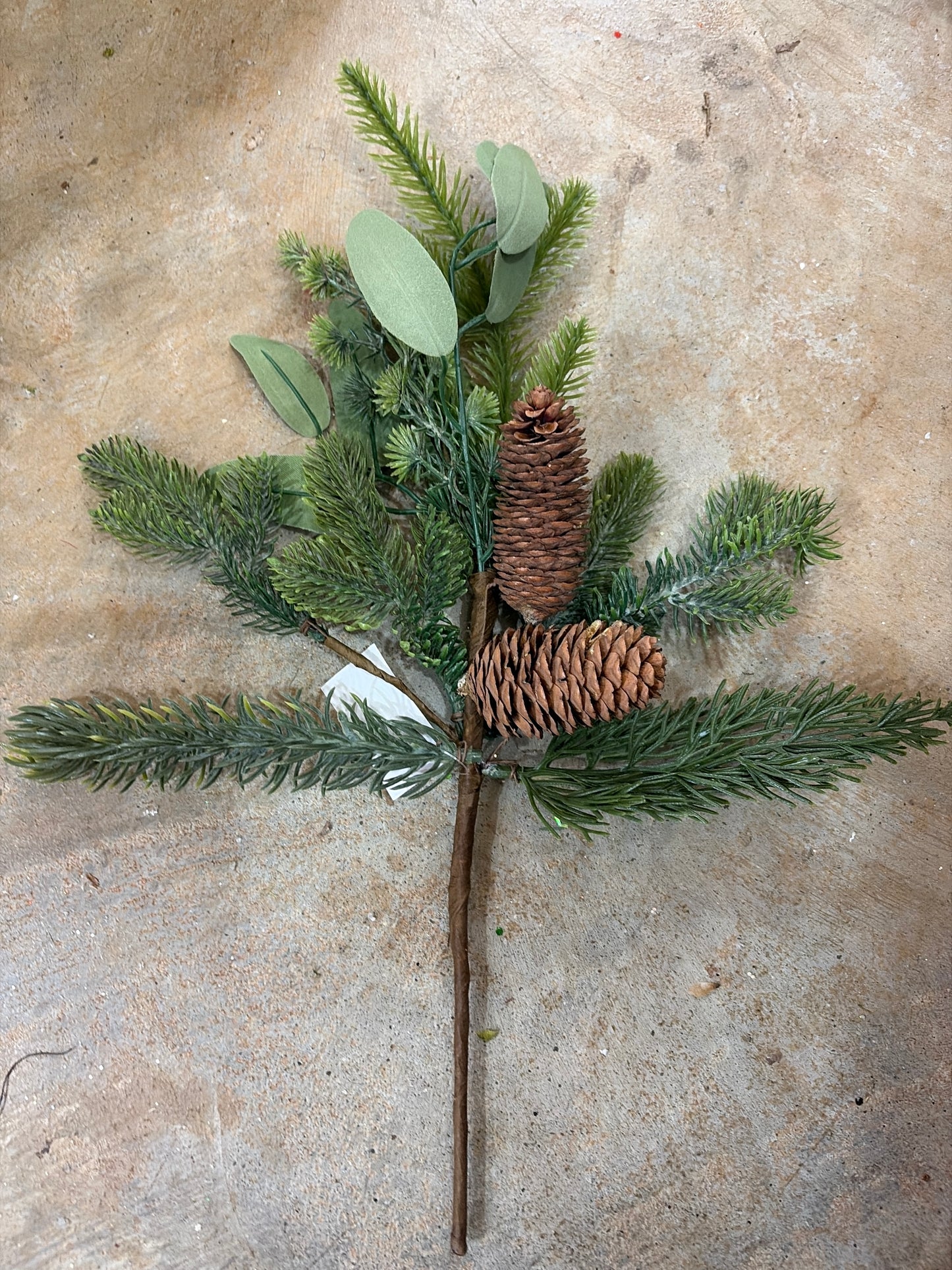 16in Mix Pine & Cone Spray - Premium Greenery for Wreaths, Arrangments and Home Decor Craig Bachman