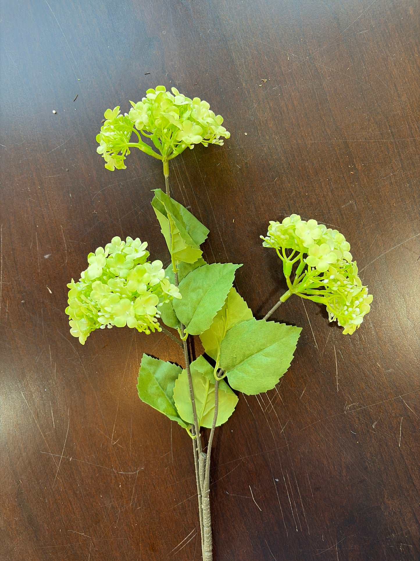 23in Green Snowball Hydrangea x3