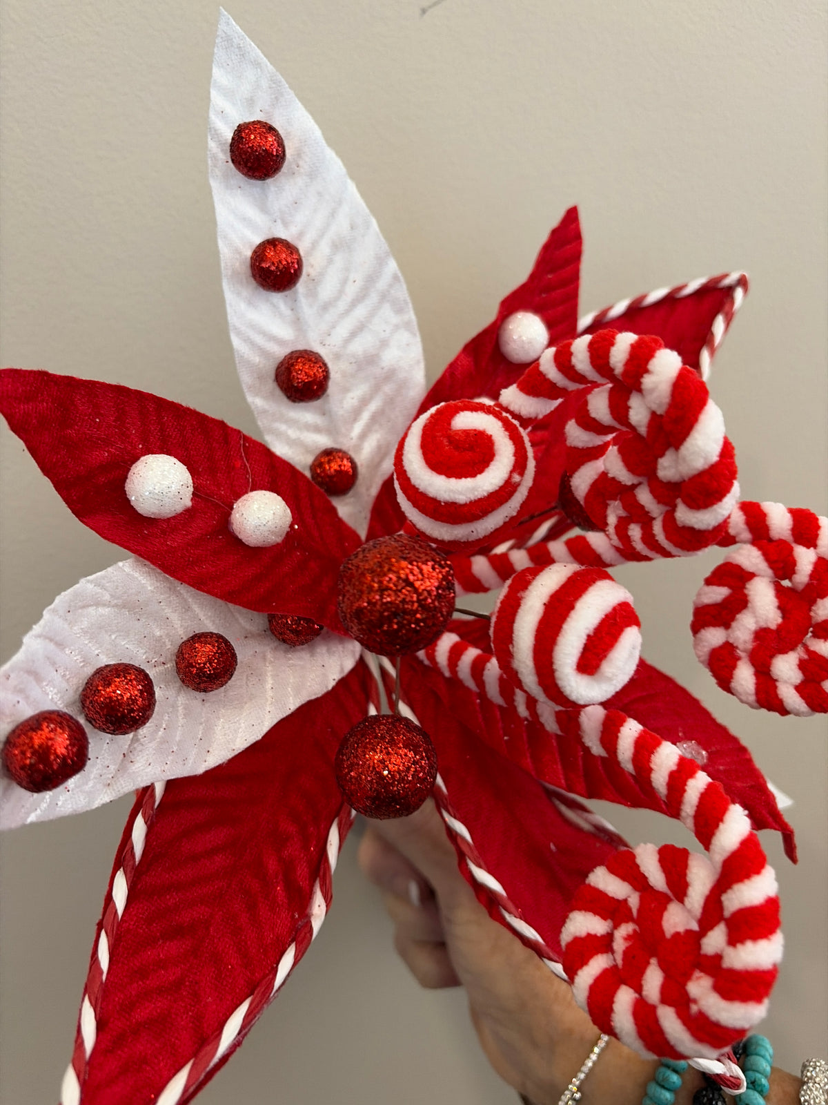 11in Whimsical Poinsettia (Dona's) David Christopher