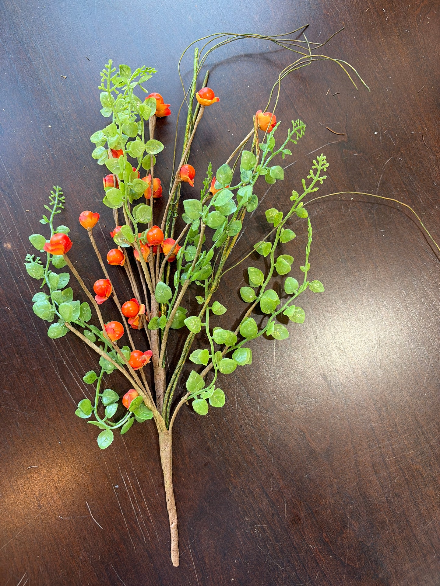 Orange Berries w/ Leaves & Twigs