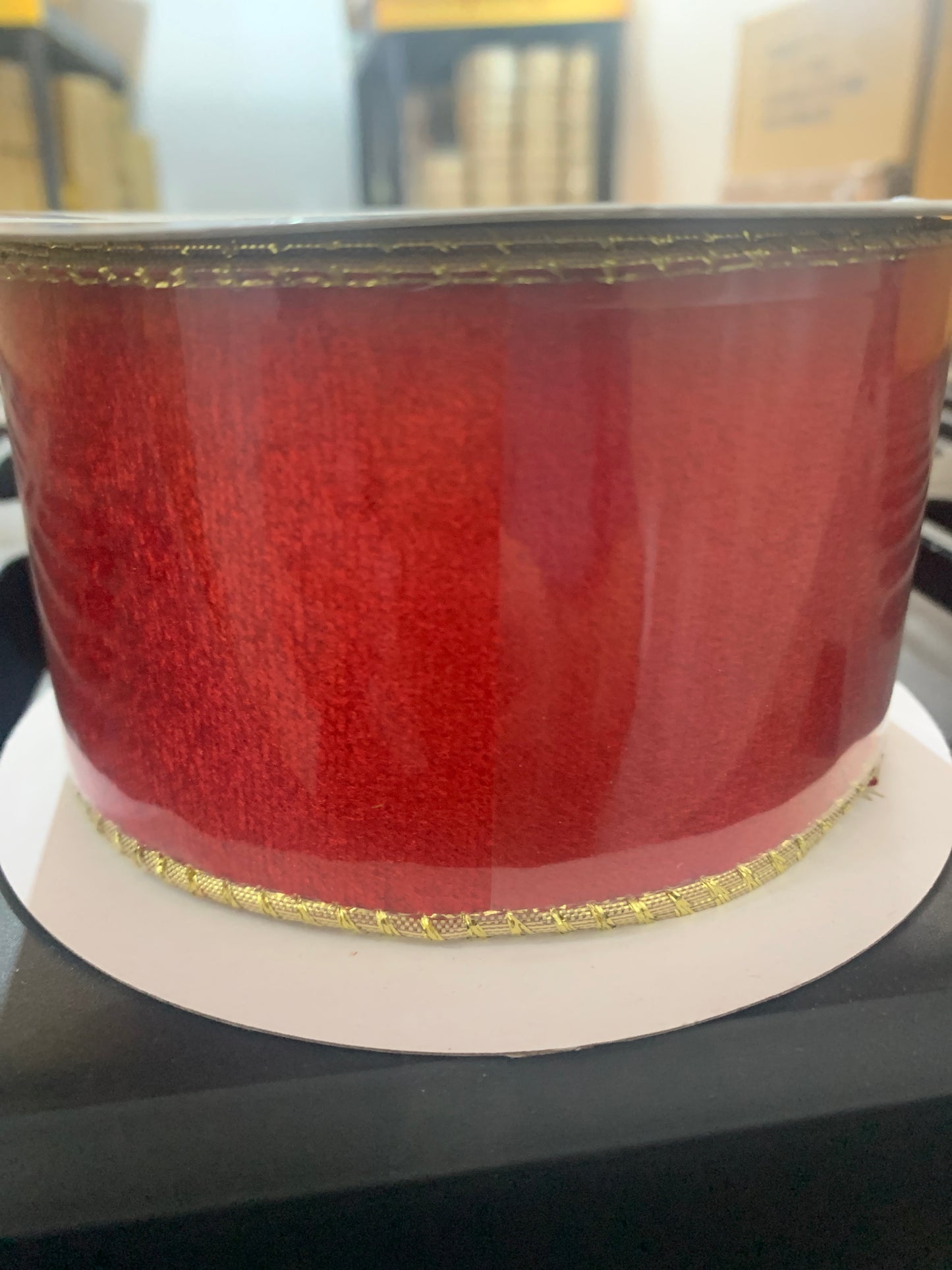 2.5 red velvet gold edge