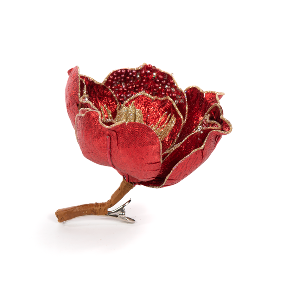 5.5in ClipOn Magnolia RED