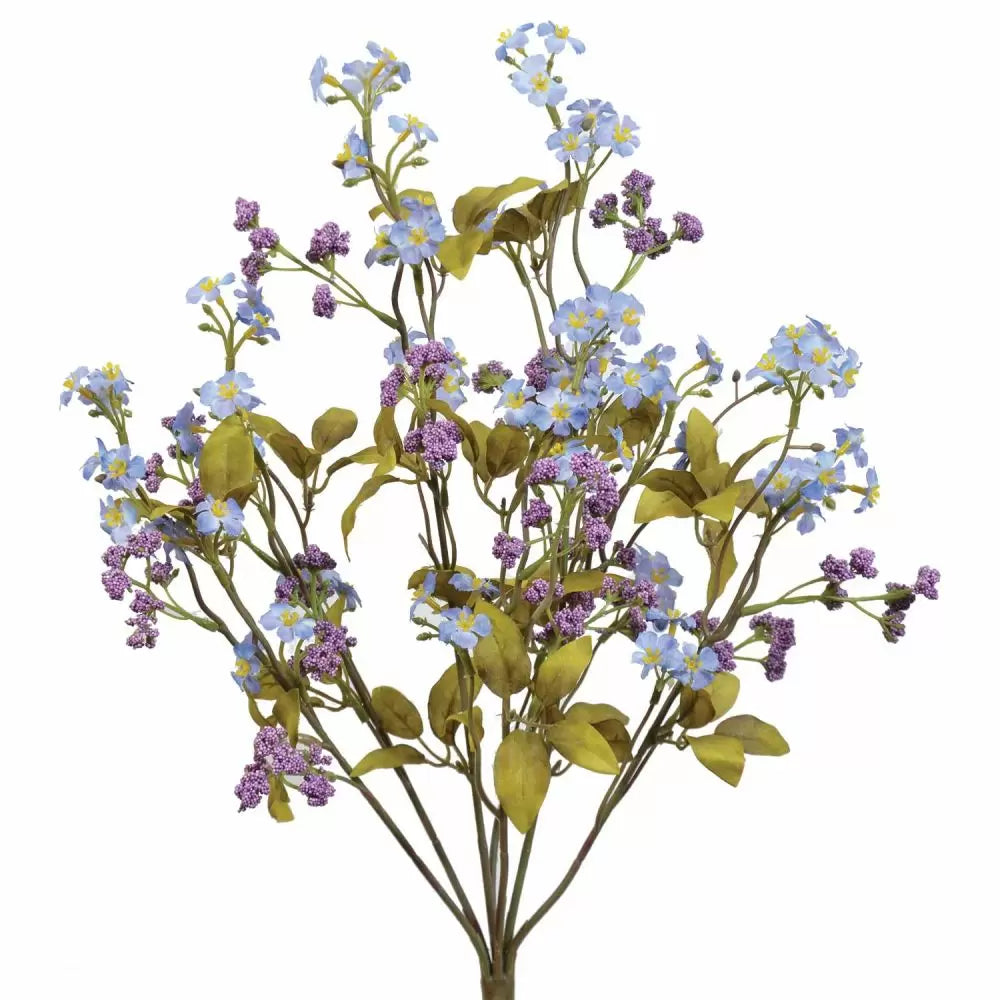 21in Wildflower Berry Bush x7 BLUE/LAVENDER