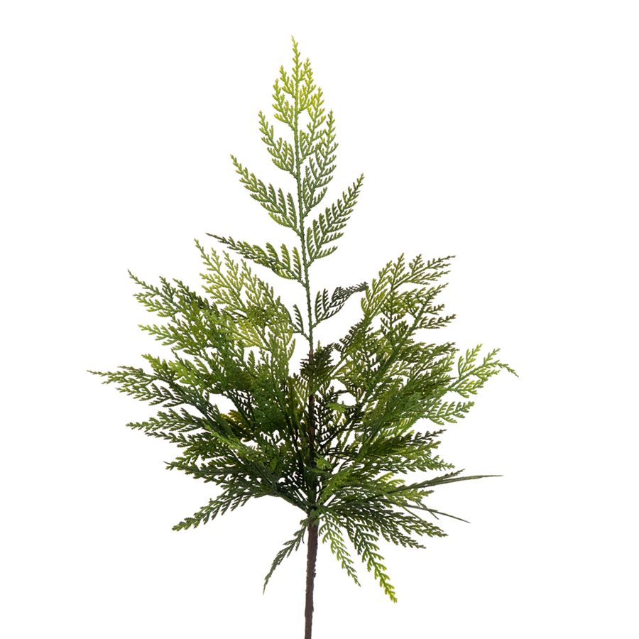 24in Real Touch Cedar - Premium Greenery for Wreaths, Arrangements and Home Decor Essentials