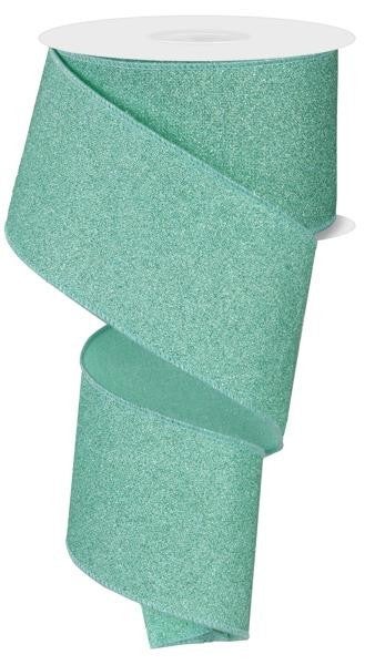 2.5 inch X 10 yard Shimmer Ribbon MINT
