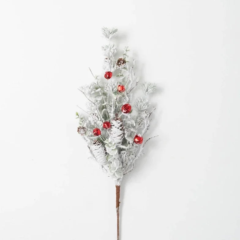 32in Flocked Pine/Bell Spray Sullivan
