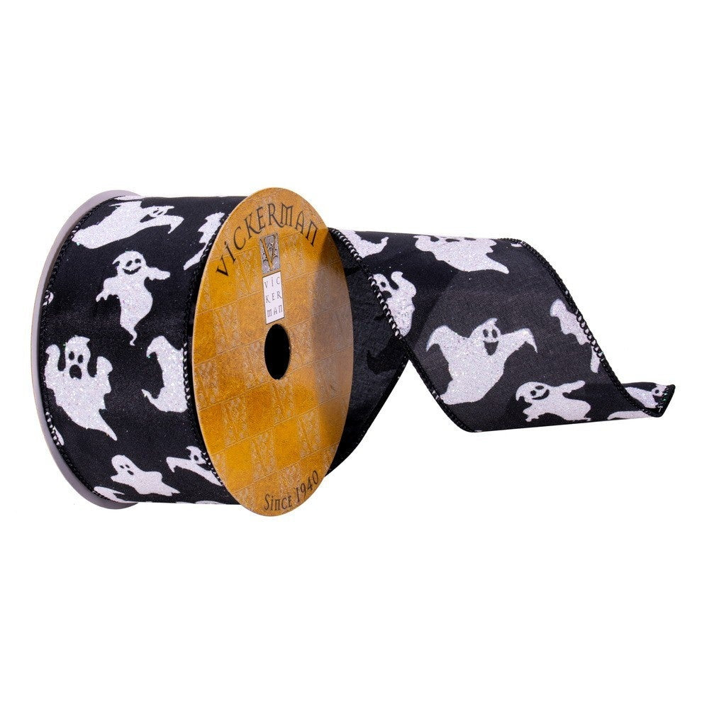 2.5inx10yd GHOST on BLACK ooo