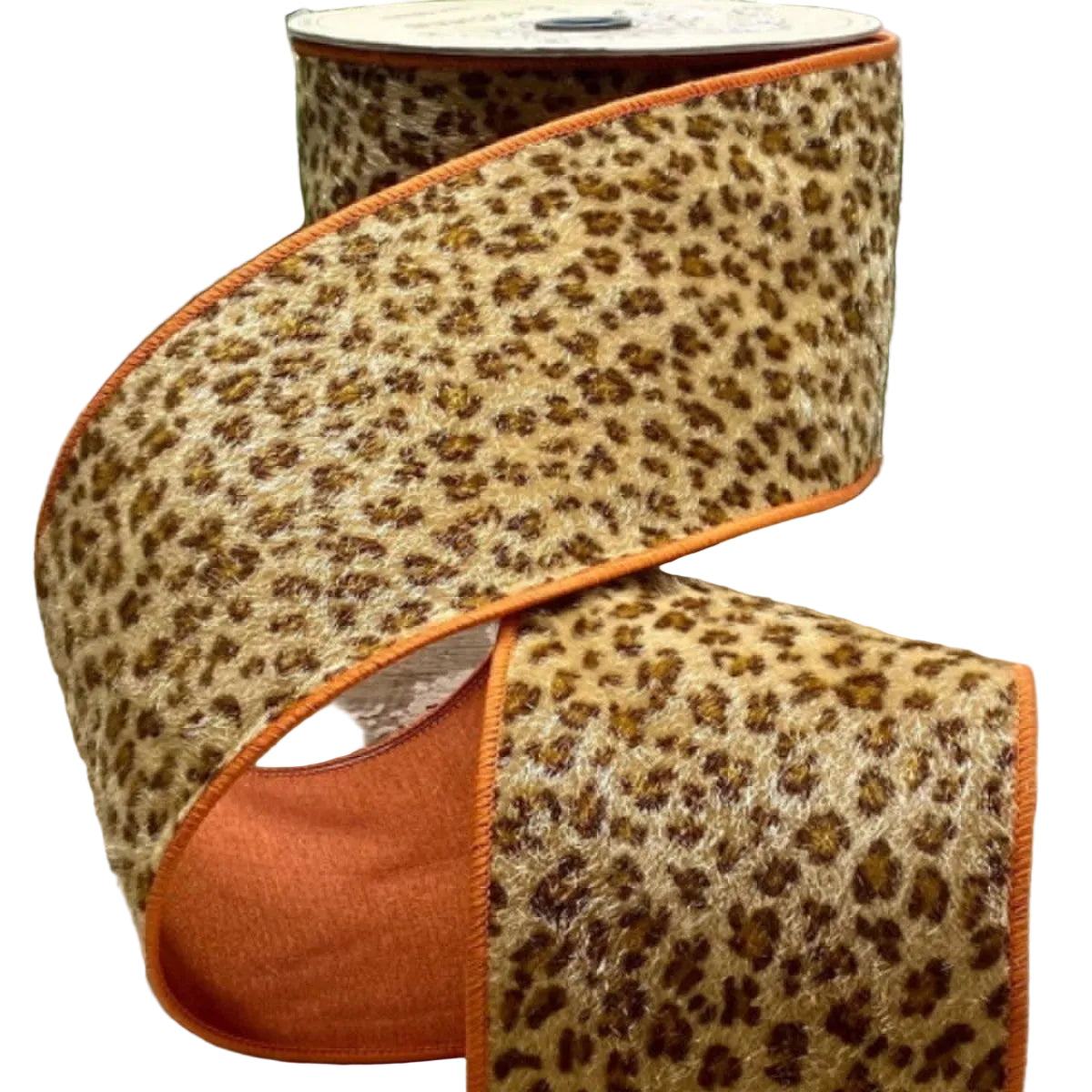4in Faux Horsehair Animal Print TAN/PERSIMMON DStevens
