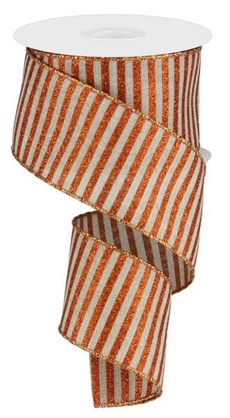 2.5 inch Glitter Stripe on Royal NAT/ORG Craig Bachman