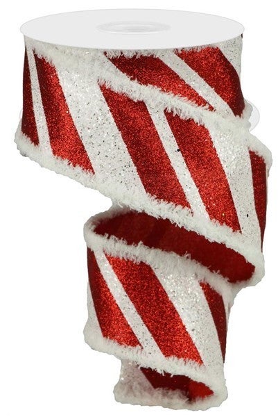 2.5 inch Wide Stripe CANDY CANE w/Drift