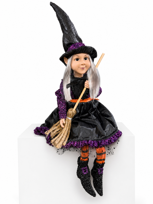 22in Witch Figure PURPLE