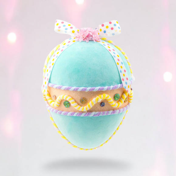 Egg Ornament TEAL