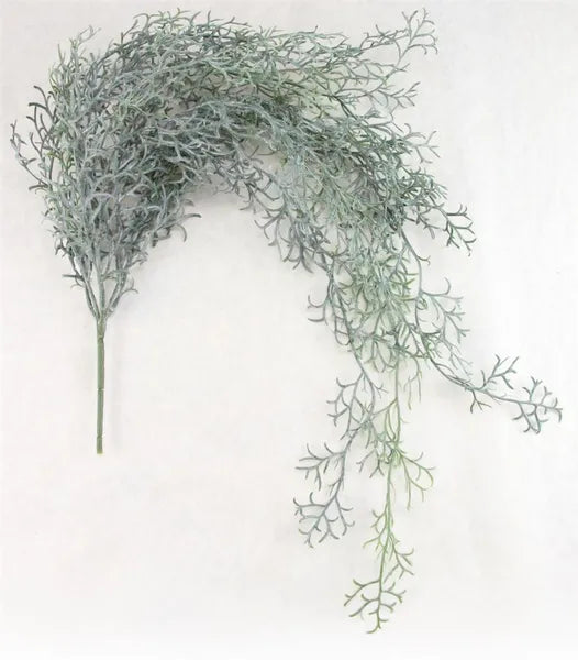 29" Grey-Green Dusted Hanging Foliage Vine