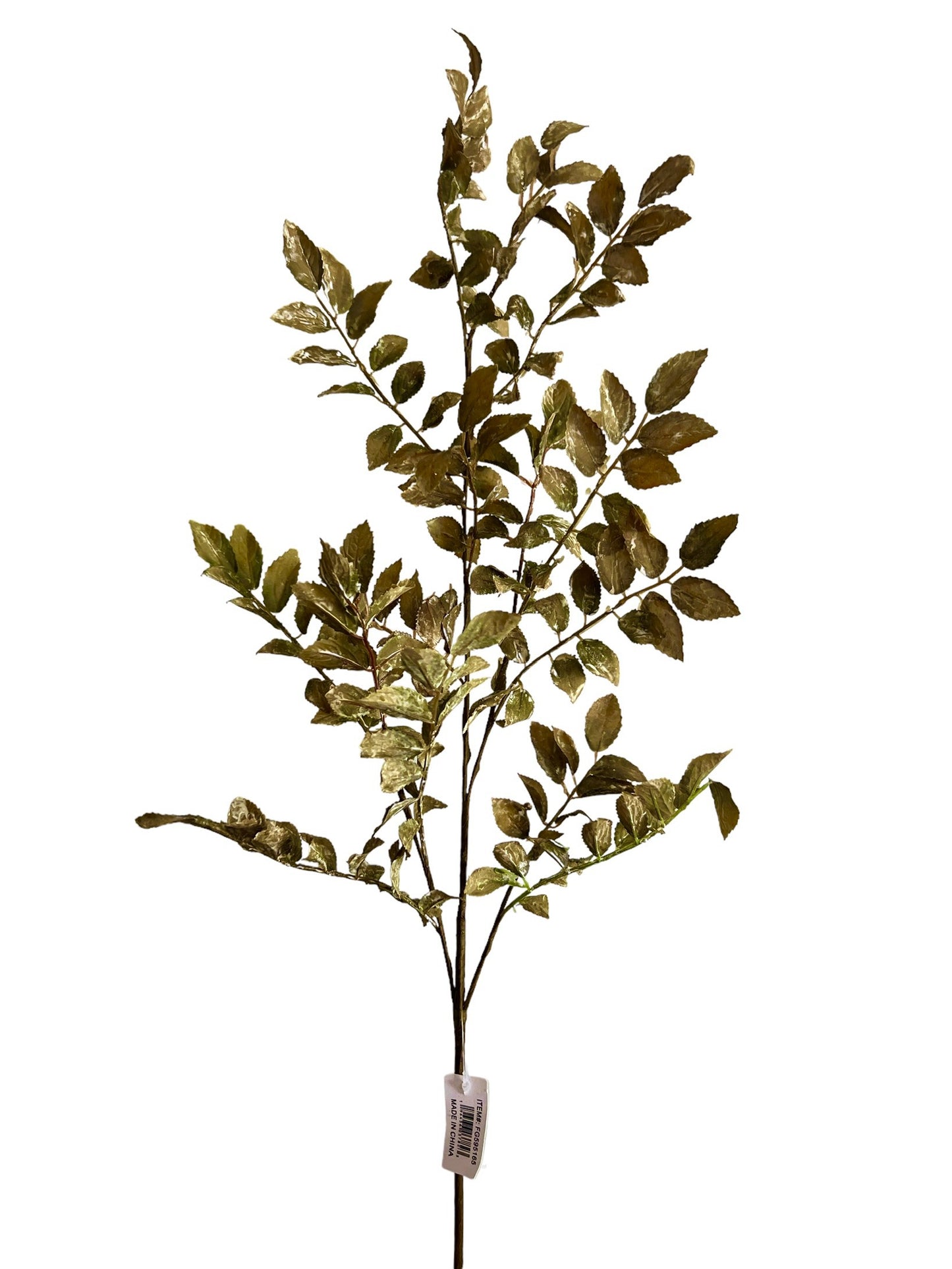 37in Dried/Dusted Mini Leaf GREEN