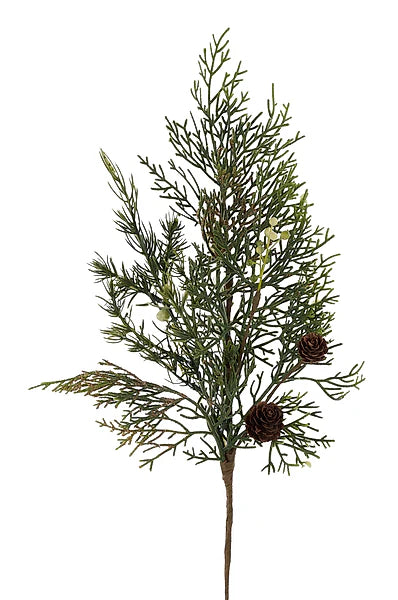 20in Juniper Pine Berry Cone  - Premium Greenery for Wreaths, Arrangements and Home Decor Craig Bachman