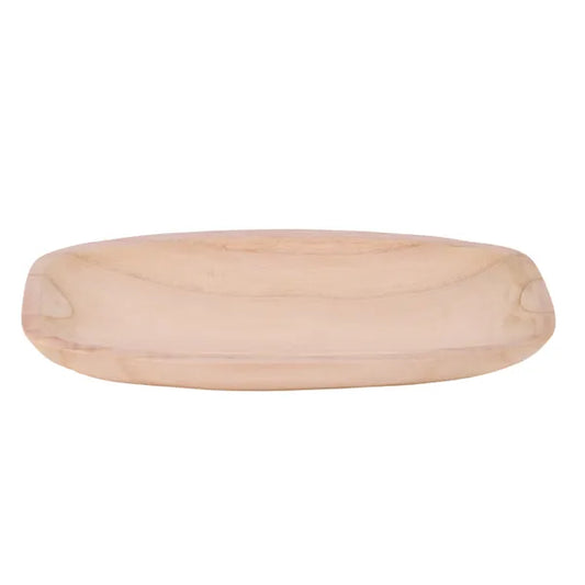 COMING SOON 14in Paulownia Rectangle Oval Tray Designs Base - Premium Design Base for Home Decor