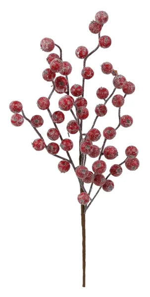 16in WP Frosted Berry Spray SHINY RED