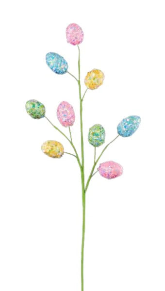 29in Sequin Glitter Easter Egg x3