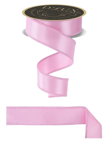 1.5inx10yd Pink Satin Fused