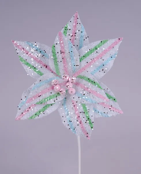 12in Diameter Spring Poinsettia