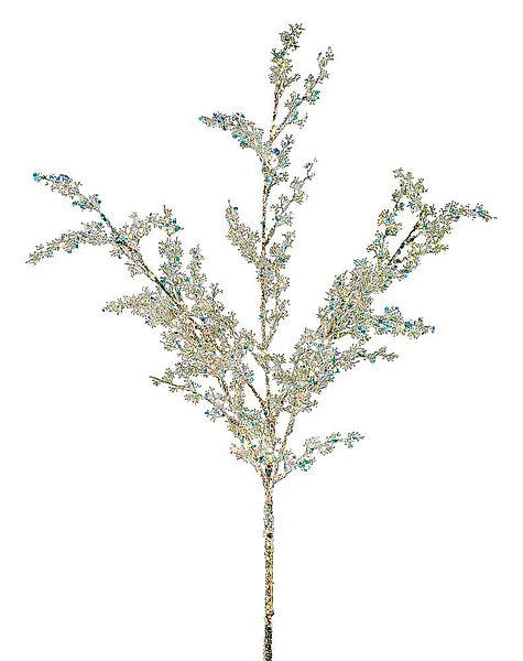 26in Iridescent Green Twig Cluster Spray - Premium Greenery for Wreaths, Arrangements and Home Decor Craig Bachman