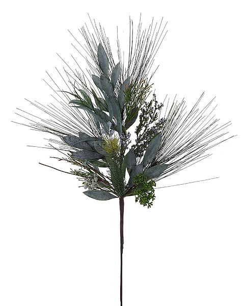 32in Bay Pine Berry Mixed Greenery - Premium Greenery for Wreaths, Arrangements and Home Decor Craig Bachman
