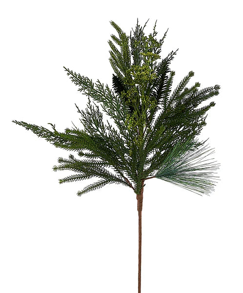 28in Mix Pine & Seeds- Premium Artificial Greenery for Wreaths, Arrangement & Home Decor Craig Bachman