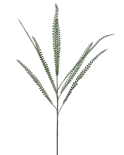 34in Green Glitter Button Fern - Premium Greenery for Wreaths, Arrangements and Home Decor Craig Bachman