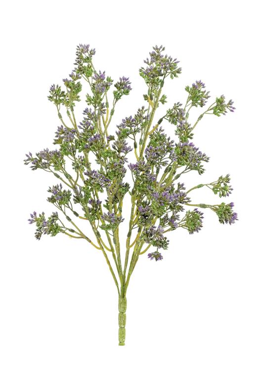 17in Purple & Green Seeds Bush