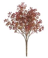 12in Seed Bush RUST/MAROON Select Artificial