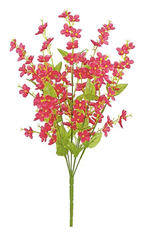 21in Pink Beauty Mini Blossom Bush x7