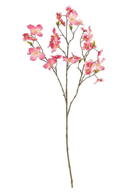 33in Pink Dogwood Spray