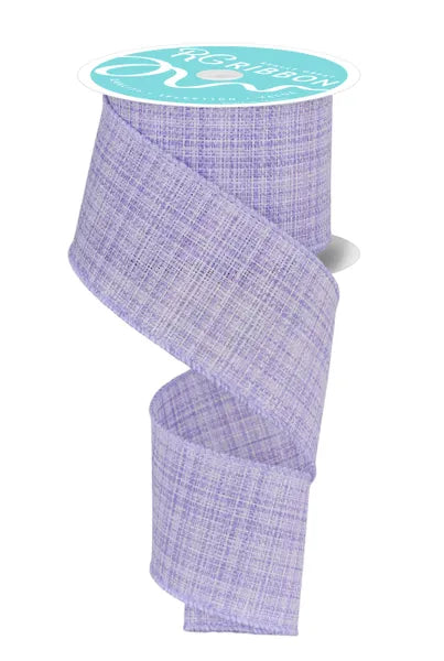 2.5inx10yd Cross Check LAVENDER Ribbon