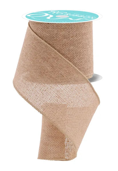 4inx10yd Faux Burlap Ribbon