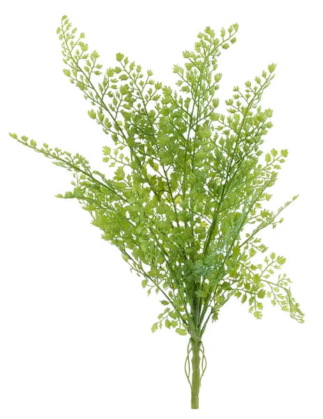 21in Maidenhair Fern Bush - Premium Artificial Greenery for Wreaths, Arrangement & Home Decor