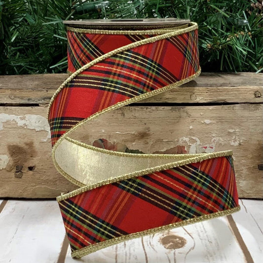 1.5inx10yd DStevens Abbey Lane Plaid