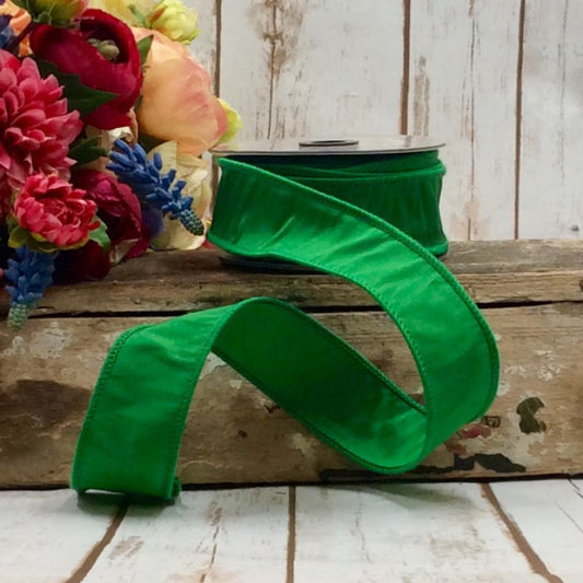 1.5 inch X 10 yard Taffeta EMERALD
