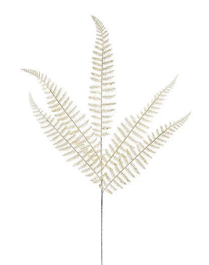21in Light Gold Pearl Fern - Premium Greenery for Wreaths, Arrangements and Home Decor Craig Bachman