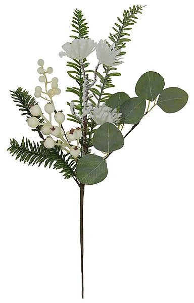 20in Mixed Greens and Creams - Premium Greenery for Wreaths, Arrangments and Home Decor Craig Bachman