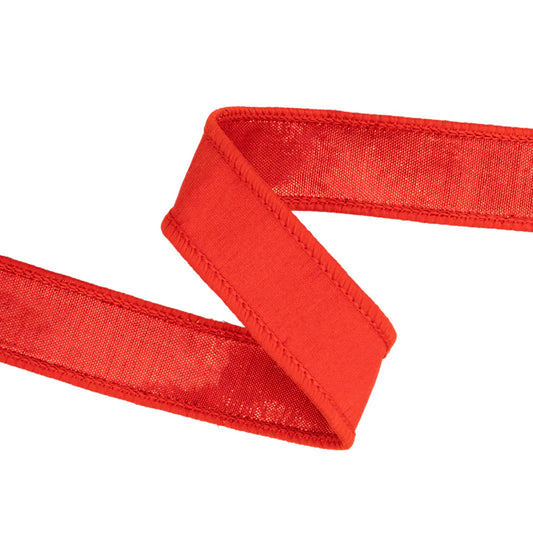 1inx10yd Red Metallic-Back Fused Ribbon