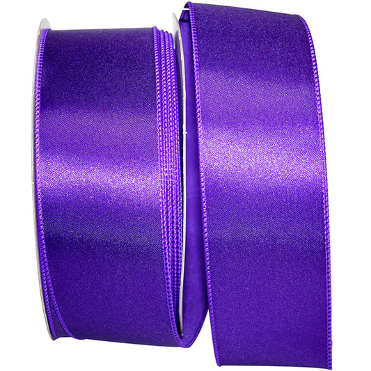 1.5inx10yd Purple Satin Ribbon - Premium Ribbon for Bows and other Home Decor