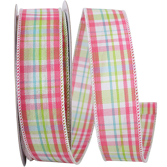 20YD 1.5in Watermelon Plaid
