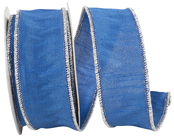1.5in Dupioni Deluxe ROYAL/GOLD