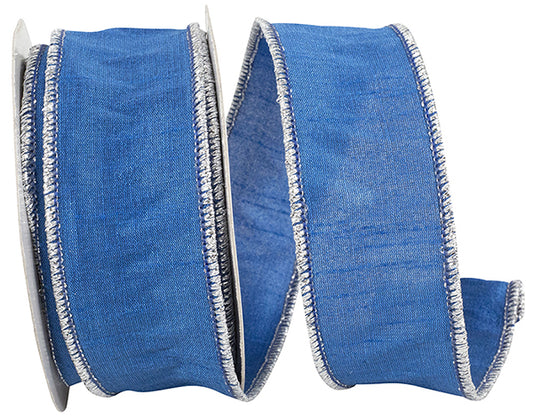 1.5in Dupioni Deluxe ROYAL/GOLD